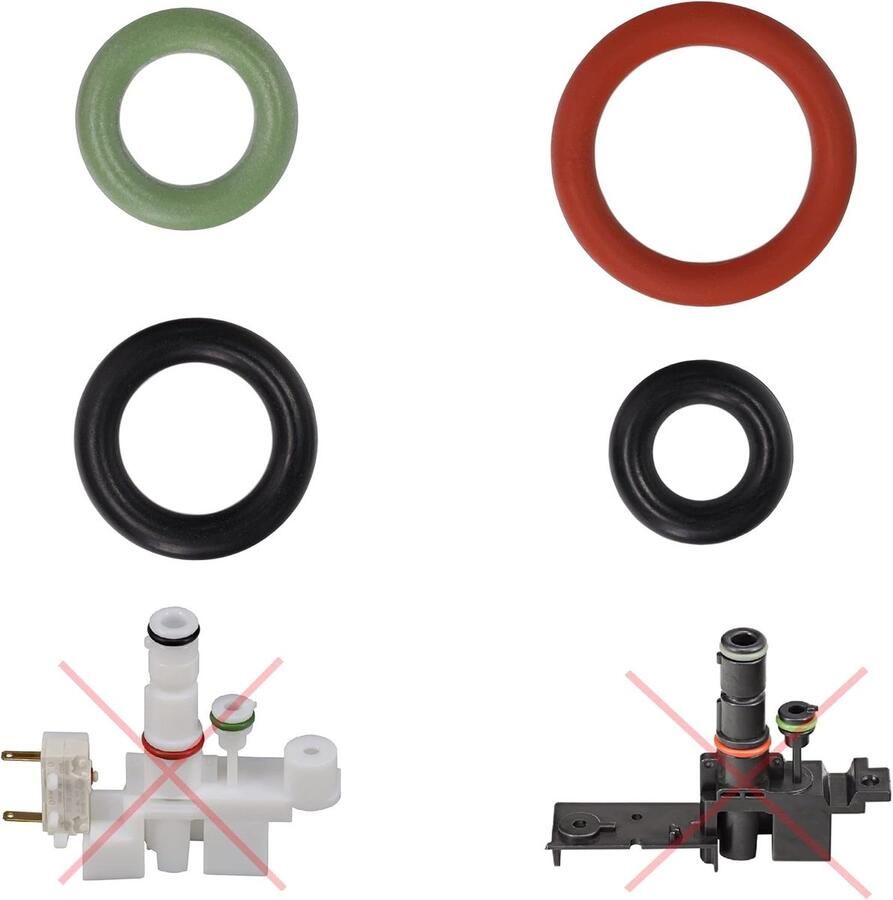Onderhoudsset O-ringen geschikt voor DeLonghi EABI EC ECA ESAM EAM Nespresso EN AEG Caffe Grande aan koppeling melk melktank melkreservoir set-38 by Snapworld-Kaffee