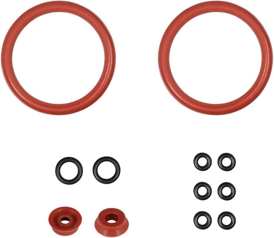 Onderhoudsset O-Ringen voor Volautomatische Koffiemachines 12-delige Voedselveilige Sealing Ring Set voor Zetgroep en Ontwateringsklep Perfect voor Jura AEG en Krups