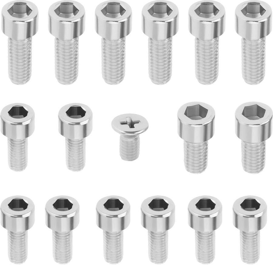 Allecto Complete Set RVS Bouten Hoogwaardige RVS Bouten voor Koffiemachine 304 Stainless Steel Geschikt voor Gaggia Classic Duurzaam en B