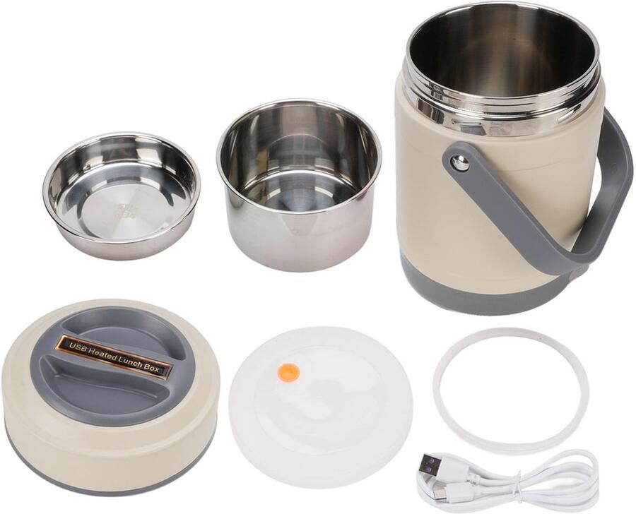 Allecto Elektrische Hot Pot Draagbaar RVS Kookpot Met Stoomfunctie 2.0L Ideaal voor Gezinsmaaltijden Voor Snel en Makkelijk Koken Ges