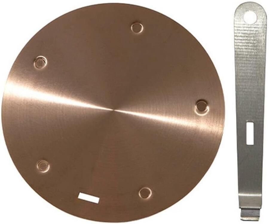 Allecto Warmteverdelingsplaat Inductie-adapter Efficiënte kookoplossing Roségoud Kookaccessoire Geschikt voor inductiekookplaten 20 cm