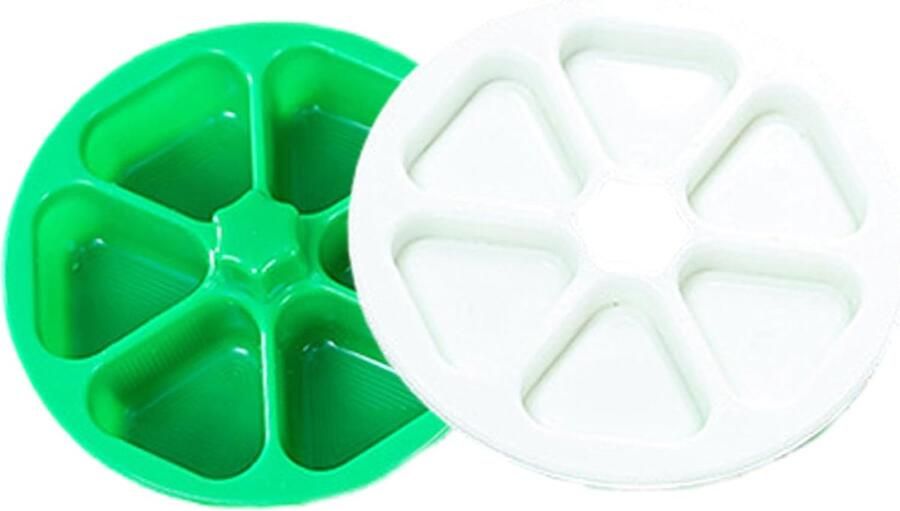 Onigiri Mal Rijstbal Vorm Zelfgemaakte Sushi 6 Holtes Antiaanbak 20x6 cm Groen