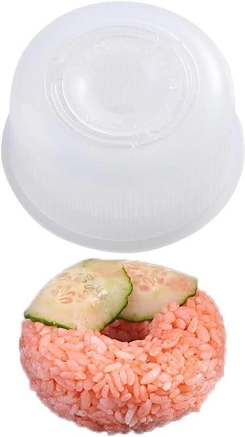 Onigiri Sushi Mold Rijstballen Maker Sushi Maken Zonder Bamboe Mat 7 x 8 x 4 cm