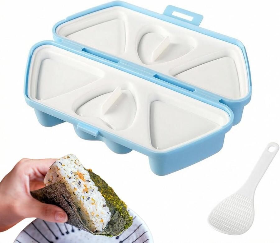 Onigiri Vorm Sushi Maker Bento Maken 6-in-1 met Rijstverdeler 22 x 10 cm