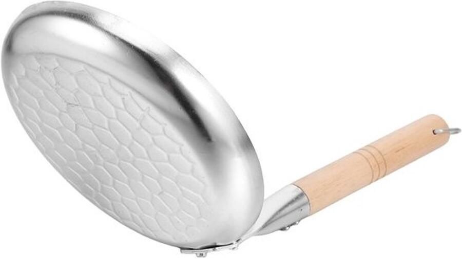 Grill Koekenpan Ontbijt Pan Gebakken Eieren Antiaanbaklaag 20 x 16 cm Zilver