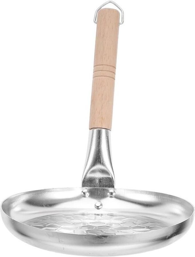 Ontbijt Koekenpan Gebakken Eierpan Snel Ontbijten Gelijkmatige Warmteverdeling 20 x 16 cm Zilver