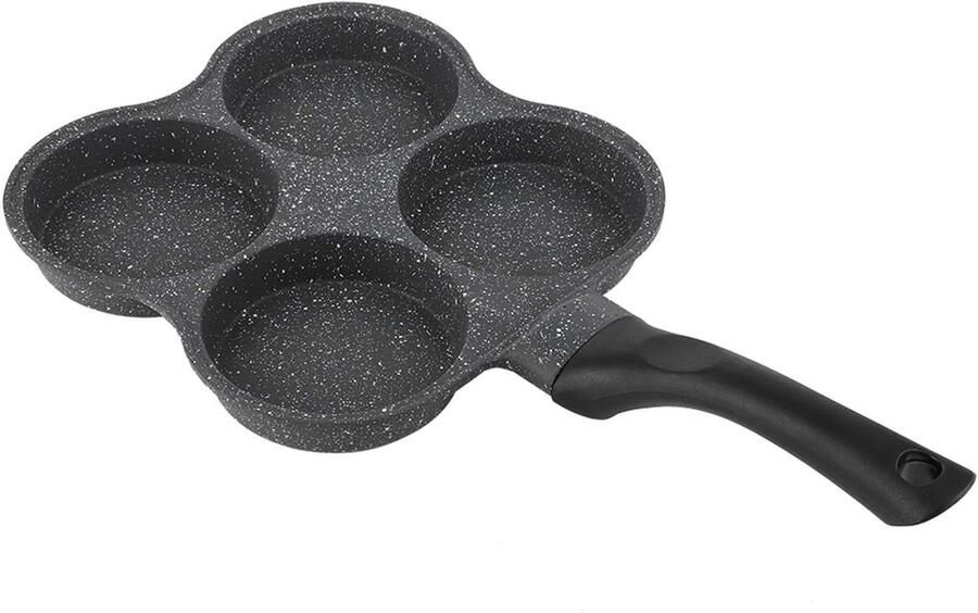 Ontbijt Koekenpan Pannenkoek Pan Ontbijt Maken Antiaanbaklaag 365x195cm Zwart