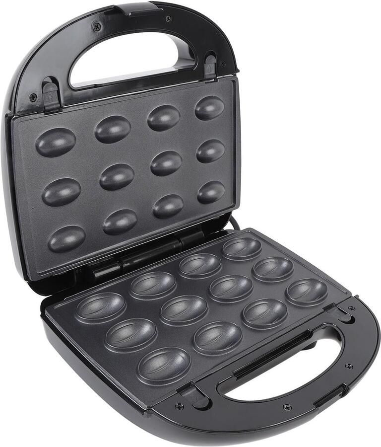Ontbijt Maker Wafelijzer Donutmaker Snelle Maaltijden Maken 6-in-1 Verwisselbare Platen 24 x 23 x 11 cm