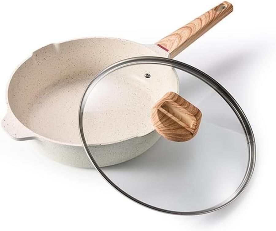 Ontbijt Pan Ei Pannenkoek Pan Snel Ontbijten Antiaanbaklaag 26CM Zwart