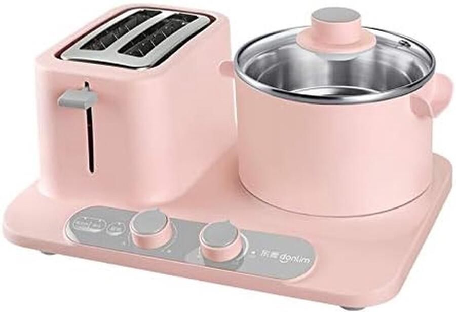 Ontbijtmaker Multifunctioneel Keukenapparaat Ontbijt Maken 3-in-1 Functie Compact Multi