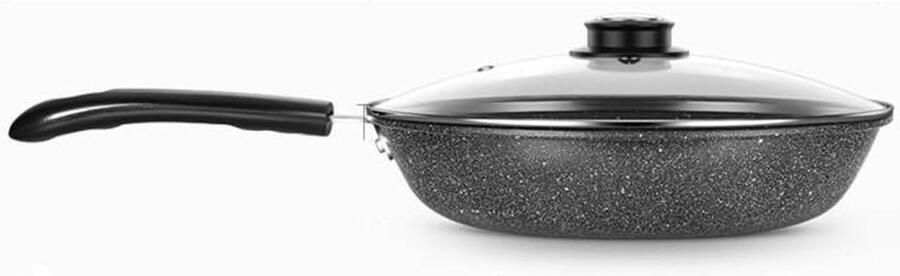 Ontbijtpan Pannenkoekenpan Koekenpan Lekker Koken Maifanshi Antiaanbak 24CM Zwart