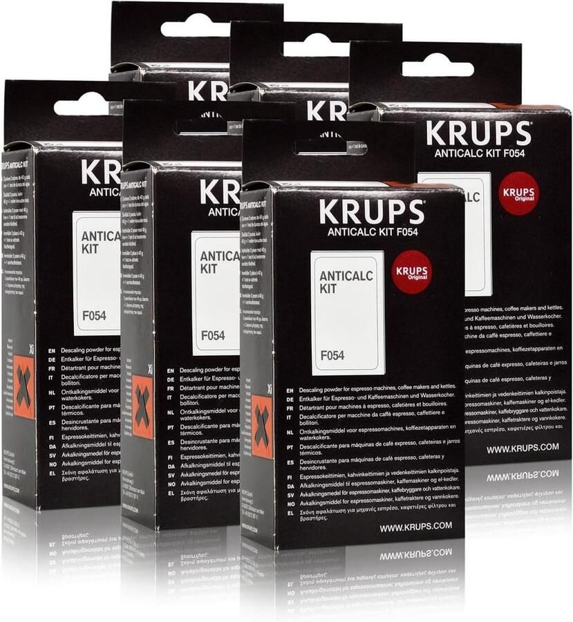 Ontkalkingspoeder voor koffiemachines Verpakking van 6 stuks