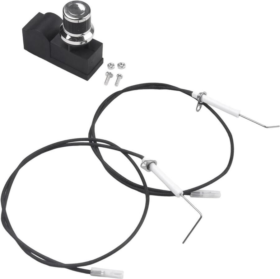 Grill Ontsteker Kit Bakplaat Vervanging Barbecue Onderdelen Dual Outlet Design 28 Inch Geschikt Zoals Afgebeeld