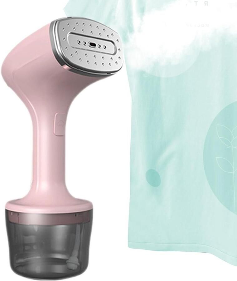 Opbergcontainer kleding Stoomkoker Kreukvrij reizen Automatische uitschakeling 260 ml tank Roze