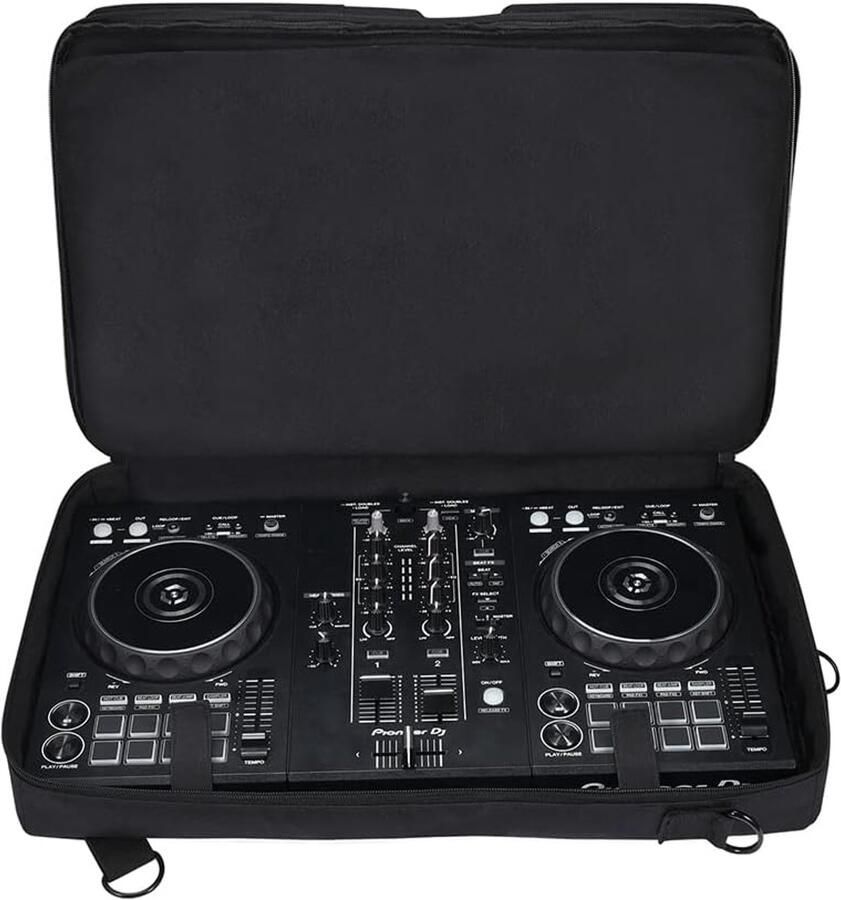 Opbergkoffer voor Pioneer DDJ-400 DDJ-FLX4 DDJ-SB3 Roland DJ-202 DJ Controller Reistasen Draagtas met Verstelbare Schouderriem