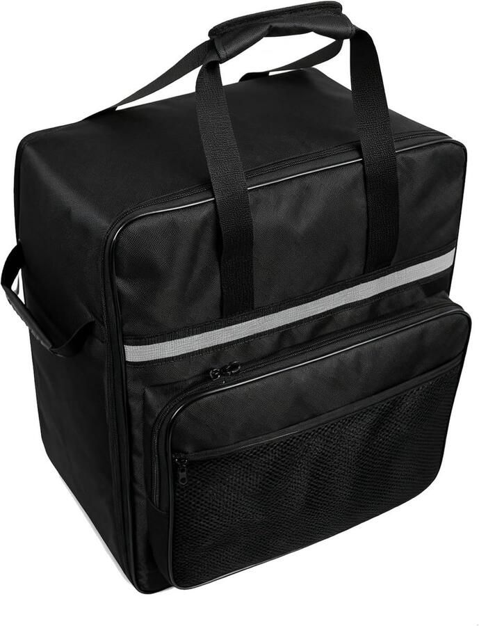 Opbergtas Ijsmachine Koffer Apparaat Beschermen Waterdicht Oxford Stof 48x17x43 cm Zwart