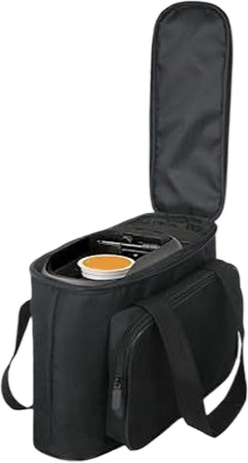 Opbergtas Koffiezetapparaat Draagbare Organizer Reizen en Opslag Schokbestendig Ontwerp 29 x 24 x 12 cm Zwart
