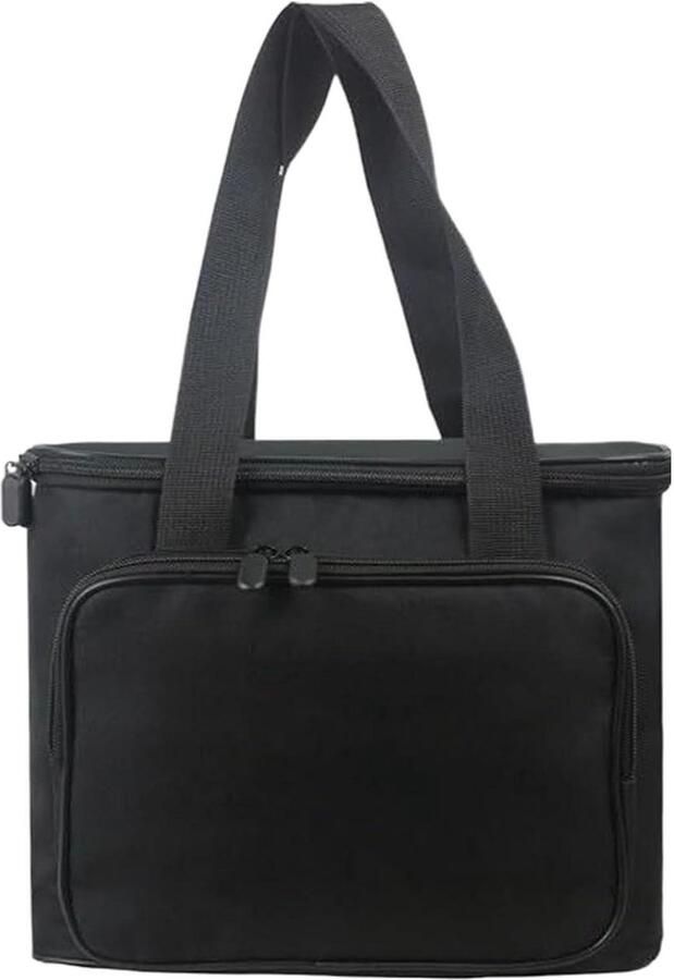 Opbergtas Koffiezetapparaat Draagbare Organizer Veilig Transport Versterkte Hoekbeschermers 29 cm Breed Zwart