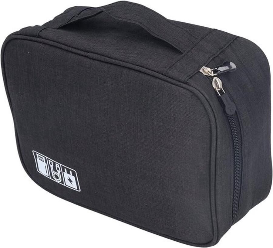 Opbergtas voor koffiezetapparaat Draagtas voor koffieaccessoires Veilig vervoer Verstelbare binnenvakken 25 x 19 x 10 cm