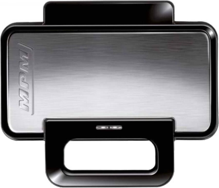 MOP-43M MPM 3-in-1 RVS Tosti-ijzer Contactgrill en Wafelijzer inclusief Uitneembare Platen met Antiaanbaklaag en Automatische Temperatuurregeling 1000W - Foto 2