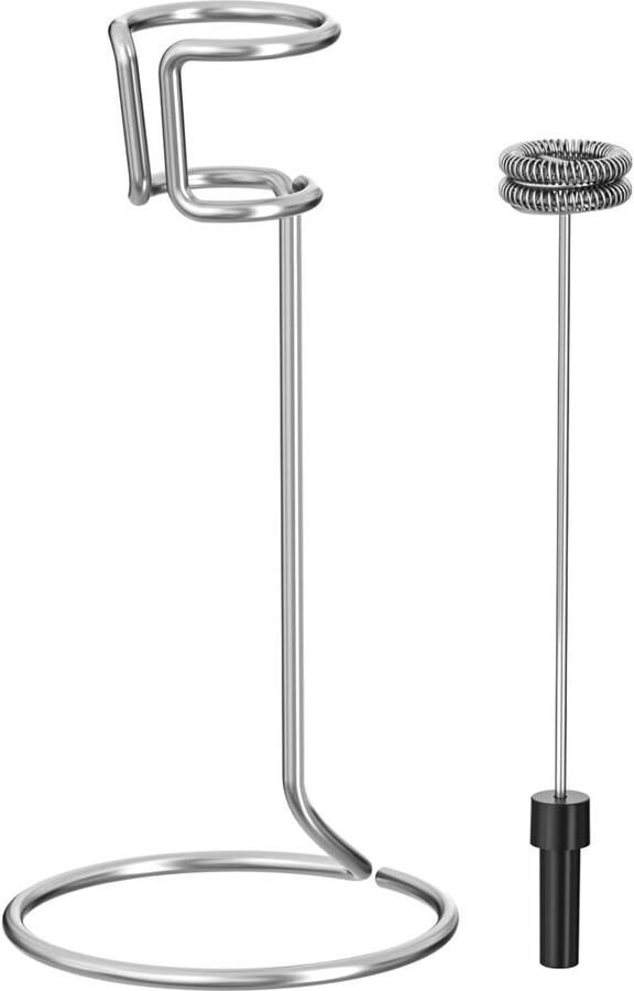 Oplaadbaar Standaard voor Melkopschuimer en Garde Stijlvolle Keukenaccessoire