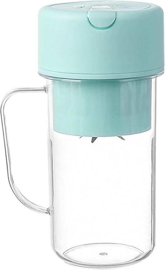 Oplaadbare draagbare rietjespers mini-sapcentrifuge perfect voor op reis en buitenactiviteiten