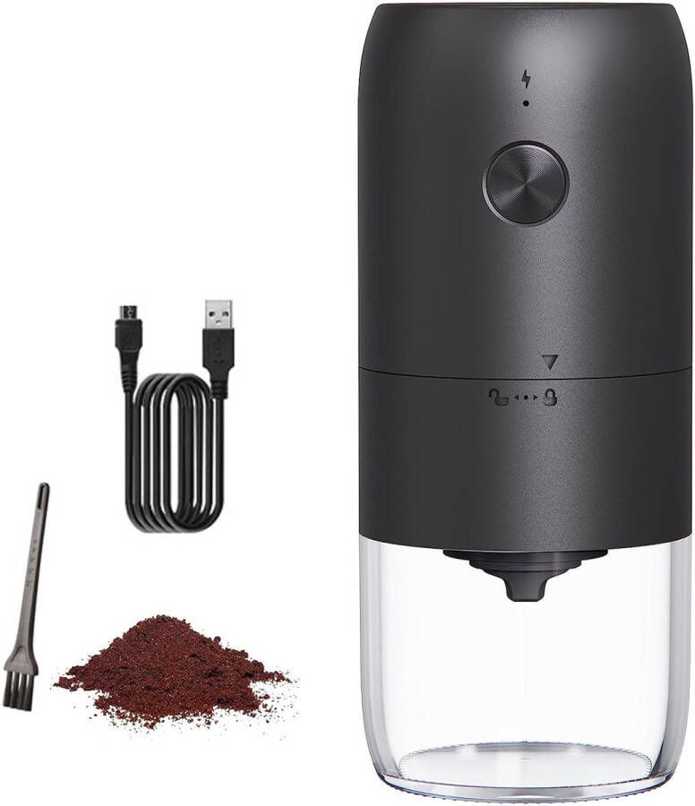 VHV -Oplaadbare Elektrische Koffiemolen Keramisch Maalwerk Instelbare Maalgraad Draagbare Koffiemolen voor Koffiebonen