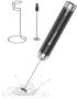 Oplaadbare Melkopschuimer met Snelheidsregeling Draagbare Elektrische Schuimmaker Waterdicht met Uitneembare RVS Garde voor Lattes - Thumbnail 2