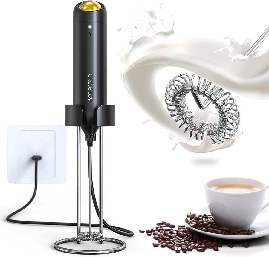 Oplaadbare Melkopschuimer USB Elektrisch voor Cappuccino Latte Matcha