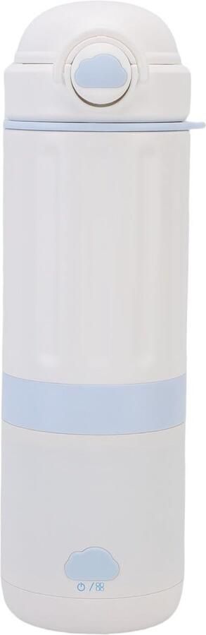 Reiswaterkoker Draagbare Mok Onderweg Water Verwarmen USB Oplaadbaar 500 Ml Zwart