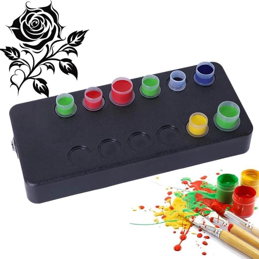 Oplaadbare Verfshaker Nagellak Mixer Kleur Mengen Stille Werking 40 Bekers Zwart