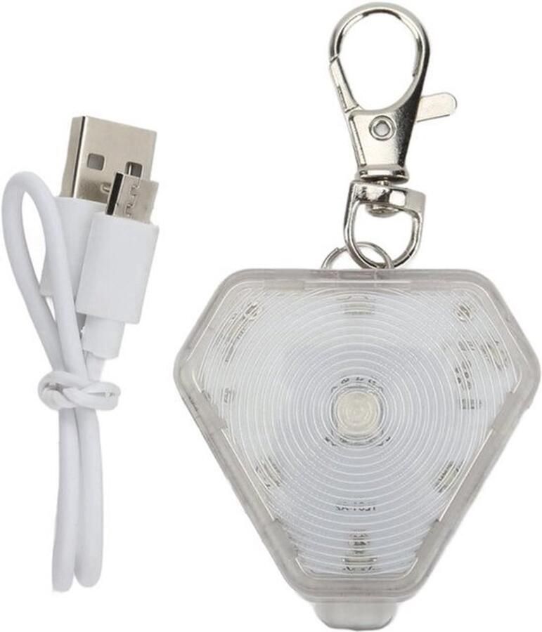 Oplichtende Clip-on Hondenhanger Met 3 Flitsmodi LED-hondtag Gloeiend Halsbandlicht Voor Nachtelijk Wandelen