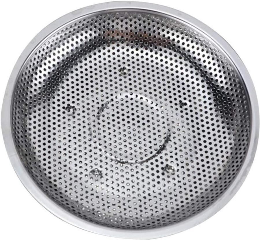 Opvangbak Keukenstomer Stoomrek Vergiet Gezond Koken Roestvrij Staal 19.5 cm Zilverkleurig