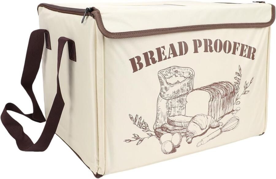 Opvouwbare Broodrijsdoos Deeg Fermentatie Zuurdesem Bakken 3-zijdige Verwarming 44x35x8 cm