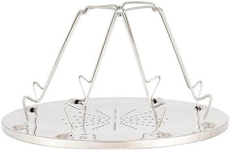 Opvouwbare Broodrooster Camping Broodrooster Rek Buiten Koken Voor 4 Plakjes 22 x 22 x 12 cm