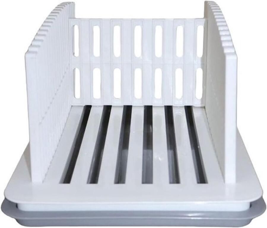 Broodsnijder Verstelbaar Brood Snijmachine Gelijkmatig Snijden Opvouwbaar Ontwerp 35x21x24 cm