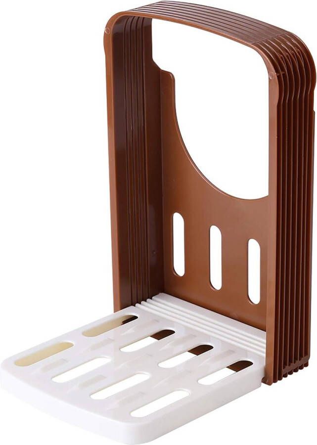 Opvouwbare Broodsnijmachine 4 Diktes Antislip Mesbodem Snijden Ham Kaas Groenten Voor Grootte Brood broodsnijder hulpmiddelen