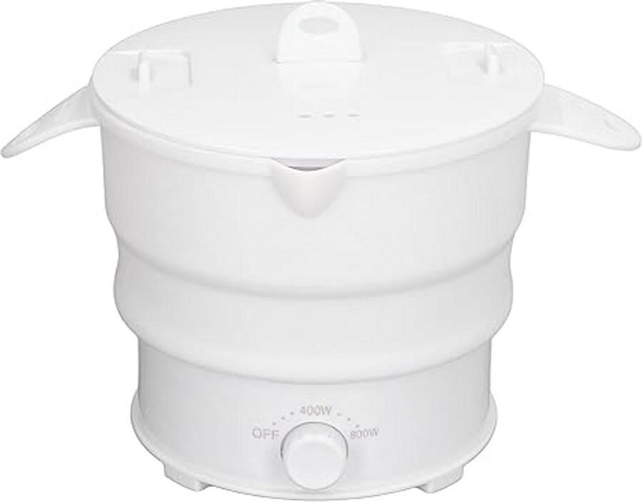 Opvouwbare Elektrische Pan Draagbare Siliconen Kookplaat voor Thuis en Op Reis (Eu-Stekker 220V)