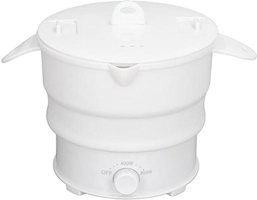 Opvouwbare Elektrische Pan Draagbare Siliconen Kookplaat voor Thuis en Op Reis (Eu-Stekker 220V)