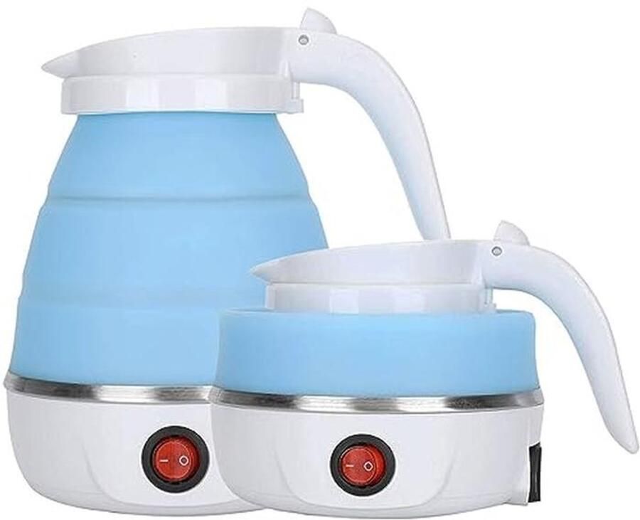 Opvouwbare elektrische reiswaterkoker voor kamperen en onderweg