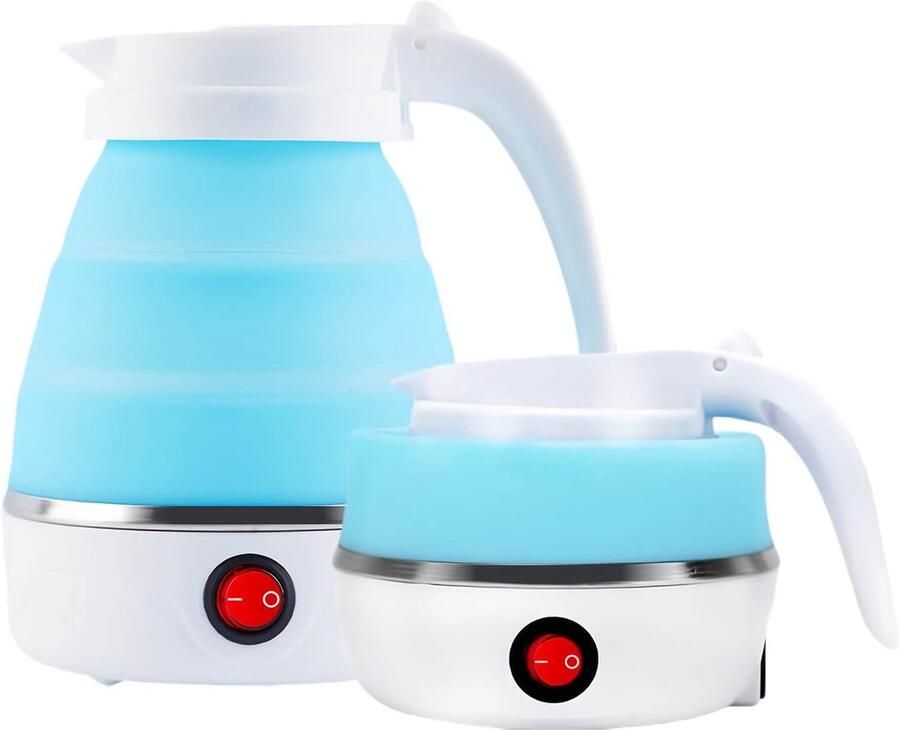 Opvouwbare Elektrische Waterkoker 600 ml Draagbare Siliconen Waterkoker voor Camping en Reizen