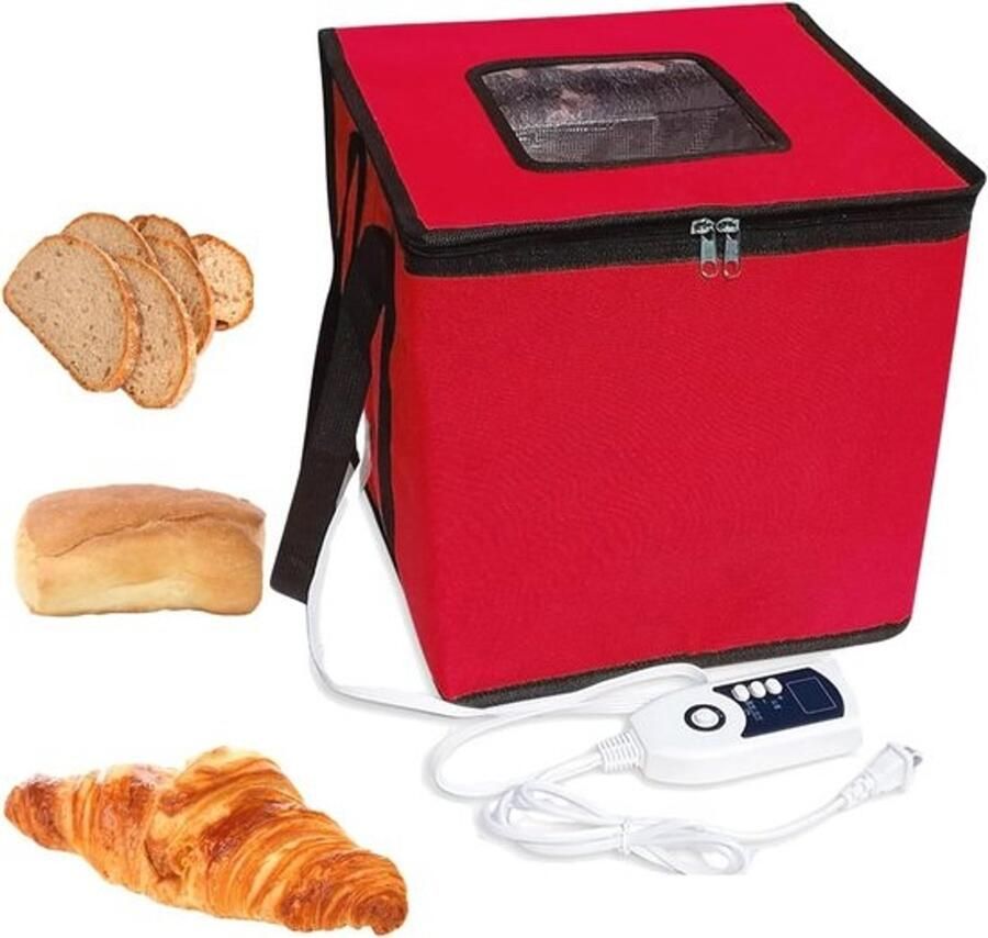 Opvouwbare fermentatiebox Temperatuur instelbaar voor brood pizza en yoghurt