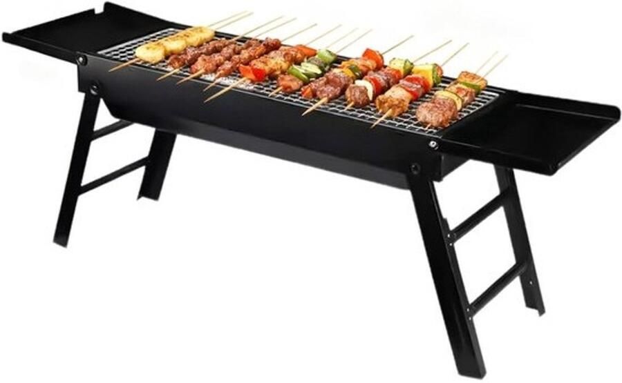 Reisgrill draagbare outdoor opvouwbare BBQ grill voor picknick party camping lichtgewicht metalen constructie eenvoudige installatie en reiniging kookgereedschap barbecue-accessoire voor