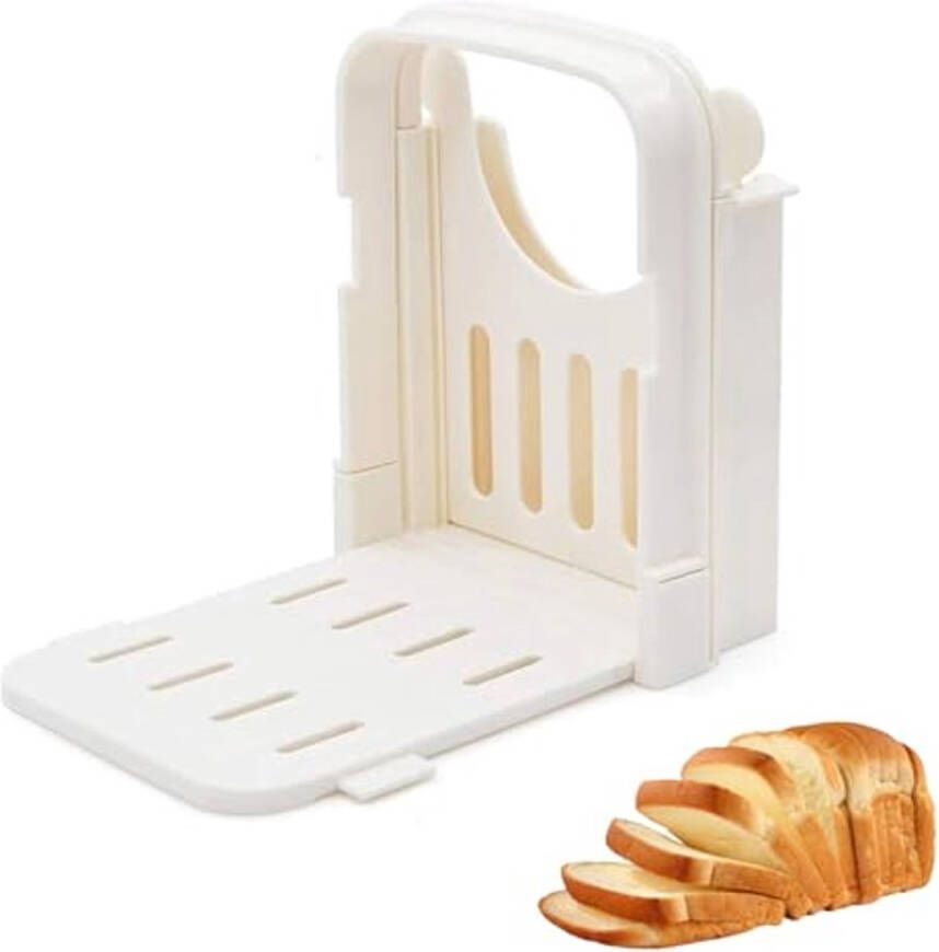 Opvouwbare handmatige broodsnijder voor gelijkmatige sneden