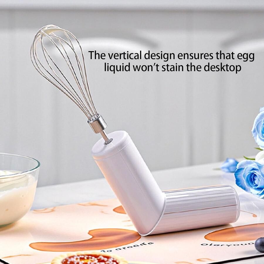 Opvouwbare Handmixer Elektrische Klopper Bakken en Koken 3 Snelheden Dubbele Garden Compact Ontwerp Zwart