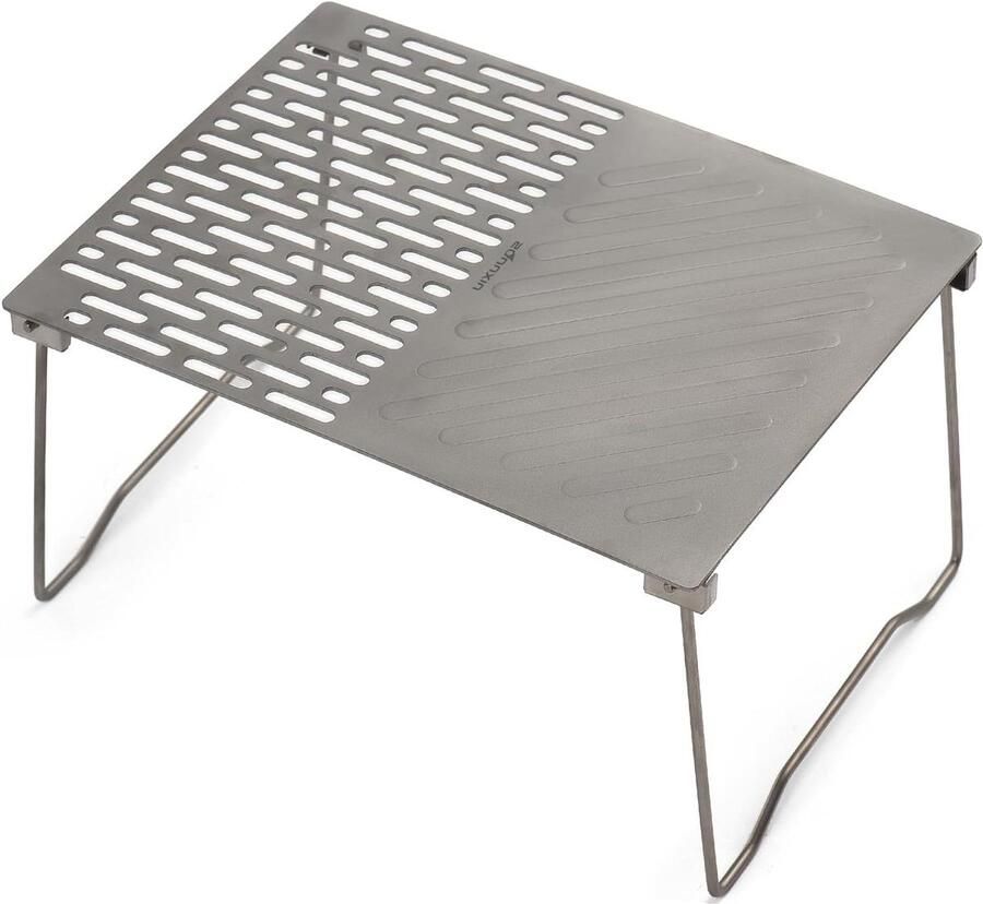 Opvouwbare Kampvuurgrill Draagbare BBQ Grill Buiten Koken Half Grill Half Bakplaat