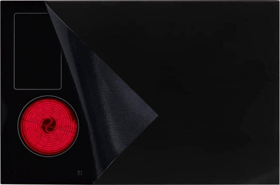 Opvouwbare multifunctionele hittebestendige siliconen afdekplaat 52 x 78 cm geschikt voor inductiekookplaat en keramische plaat afdekplaat voor gasfornuis