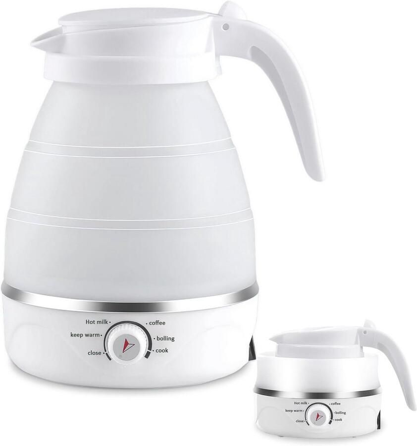 Opvouwbare Reis Waterkoker 600ml Compact & Snel Koken voor Camping en Reizen