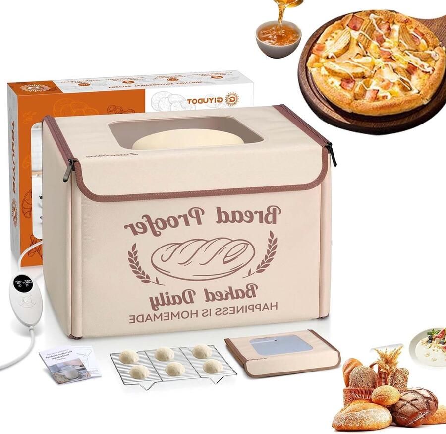 Opvouwbare rijskast Brood fermentatie Professioneel bakken Instelbare temperatuur 40x33x25 cm