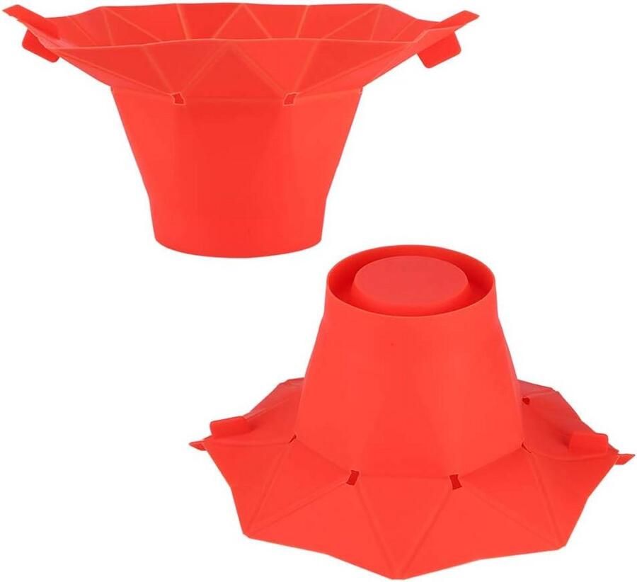 Opvouwbare Siliconen Popcornmaker voor Magnetron Hittebestendig Keukengerei